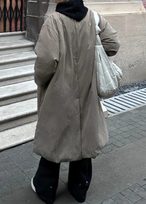 Simple Khaki Pockets Solid Duck Down Men Down Coat Winter Fashion - Image 5