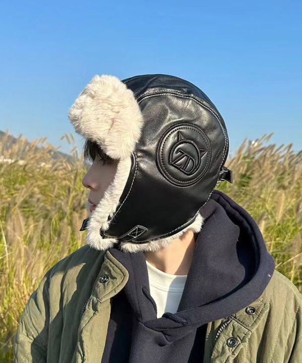 Men s Winter Fuzzy Wool Lined Ear Protection Outdoor Hat Supply - Image 5