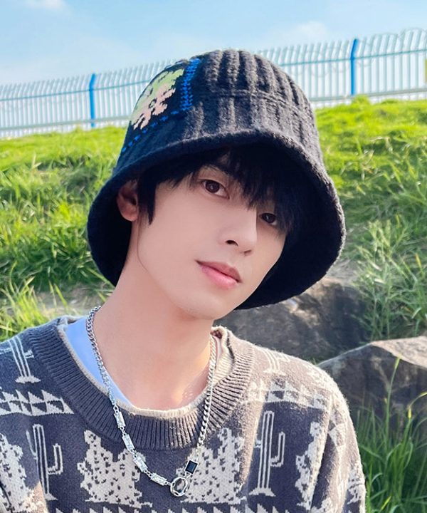 2025 New Black Embroideried Men Knit Bucket Hat Hot on Sale - Image 3